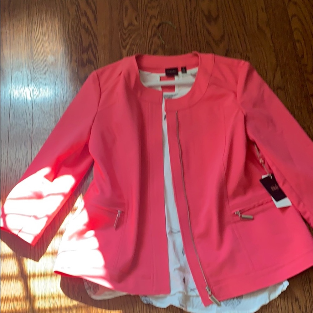 2/$20 NWT Rafaela pink jacket. Size medium
